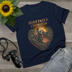 J'aime La Mer - Alone with the Horizon the Sea Canvas Tee