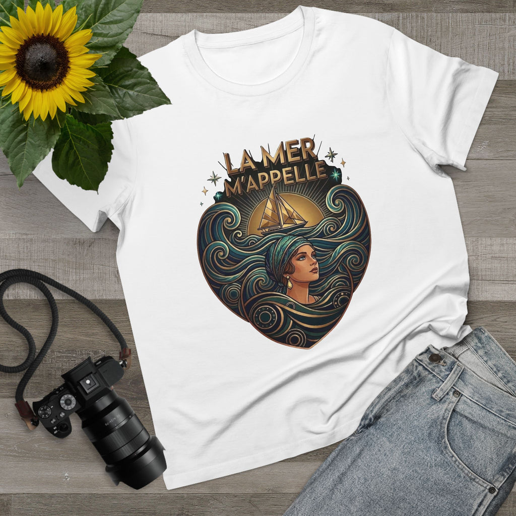 J'aime La Mer - The Sea is Calling Me Canvas Tee