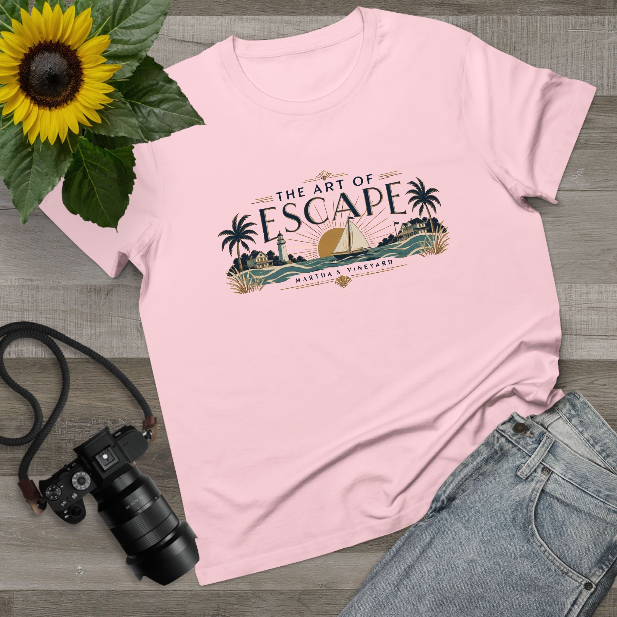 The Art of Escape - Martha's Vineyard Lady Crest Tee