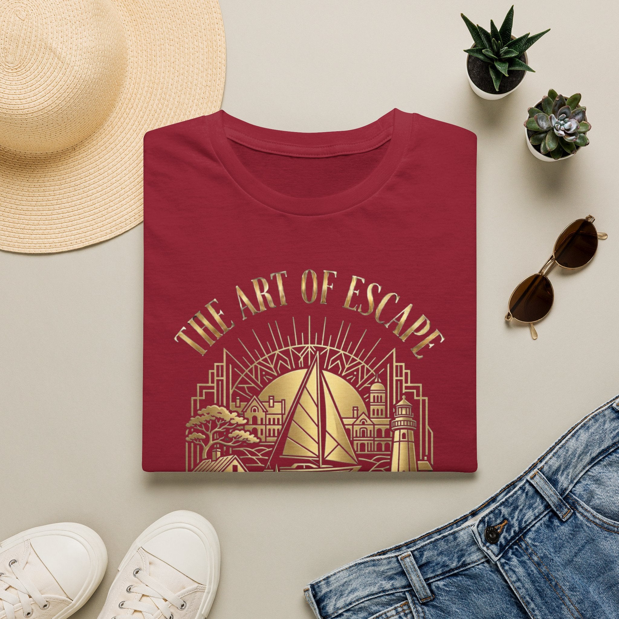 The Art of Escape - Rhode Island Canvas Tee