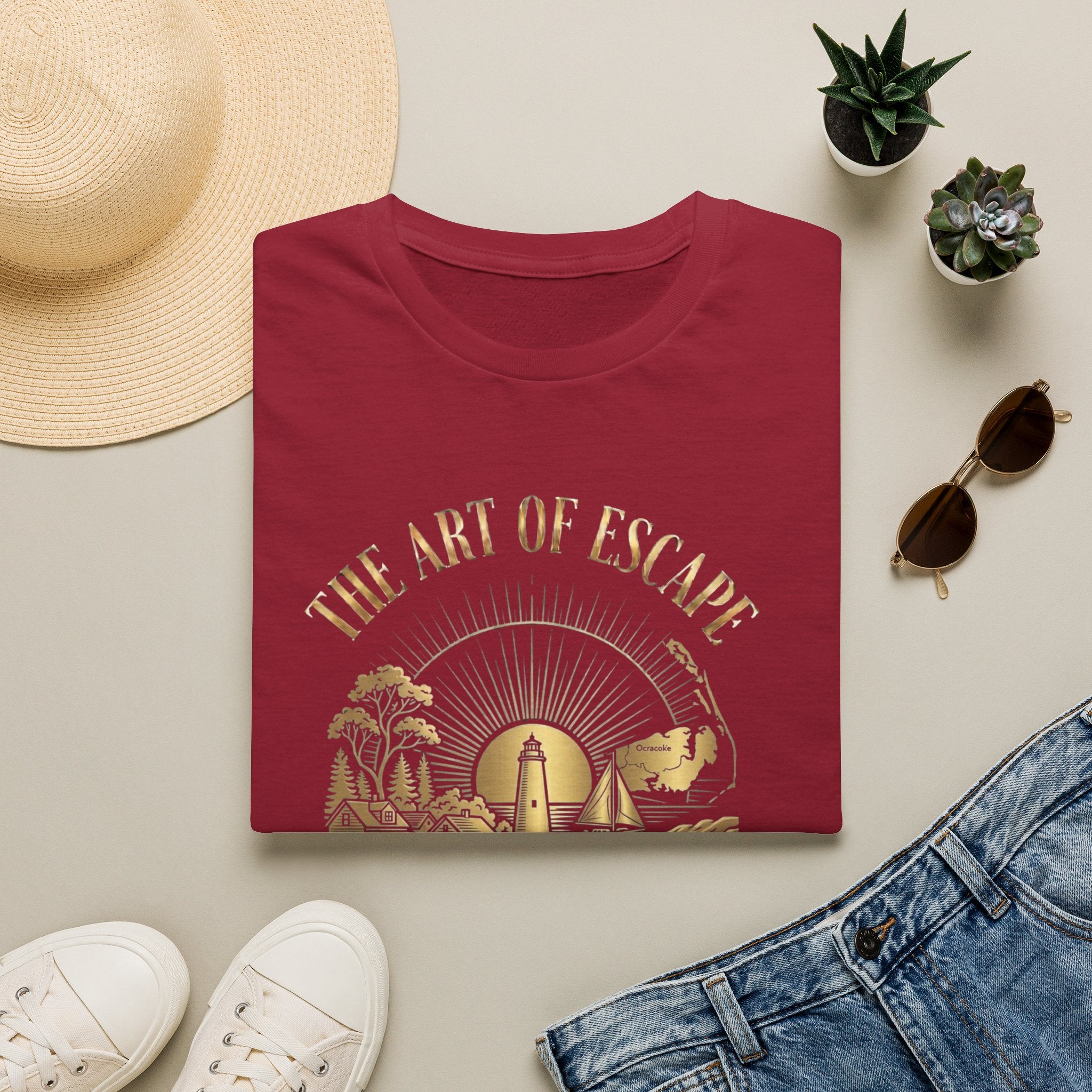 The Art of Escape - Ocracoke Canvas Tee
