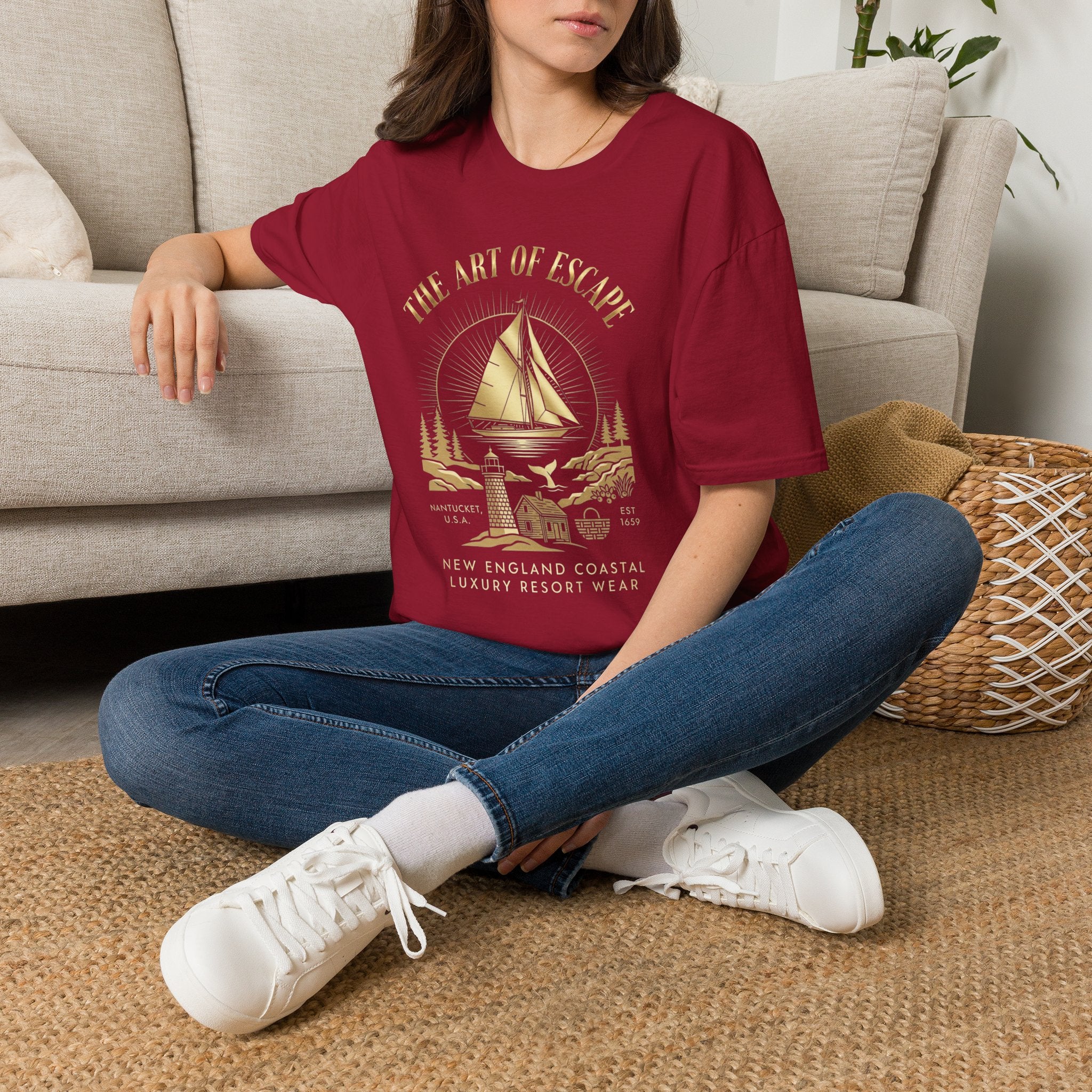 The Art of Escape - Nantucket Canvas Tee