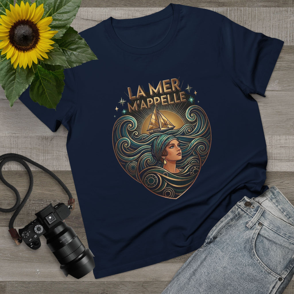 J'aime La Mer - The Sea is Calling Me Canvas Tee