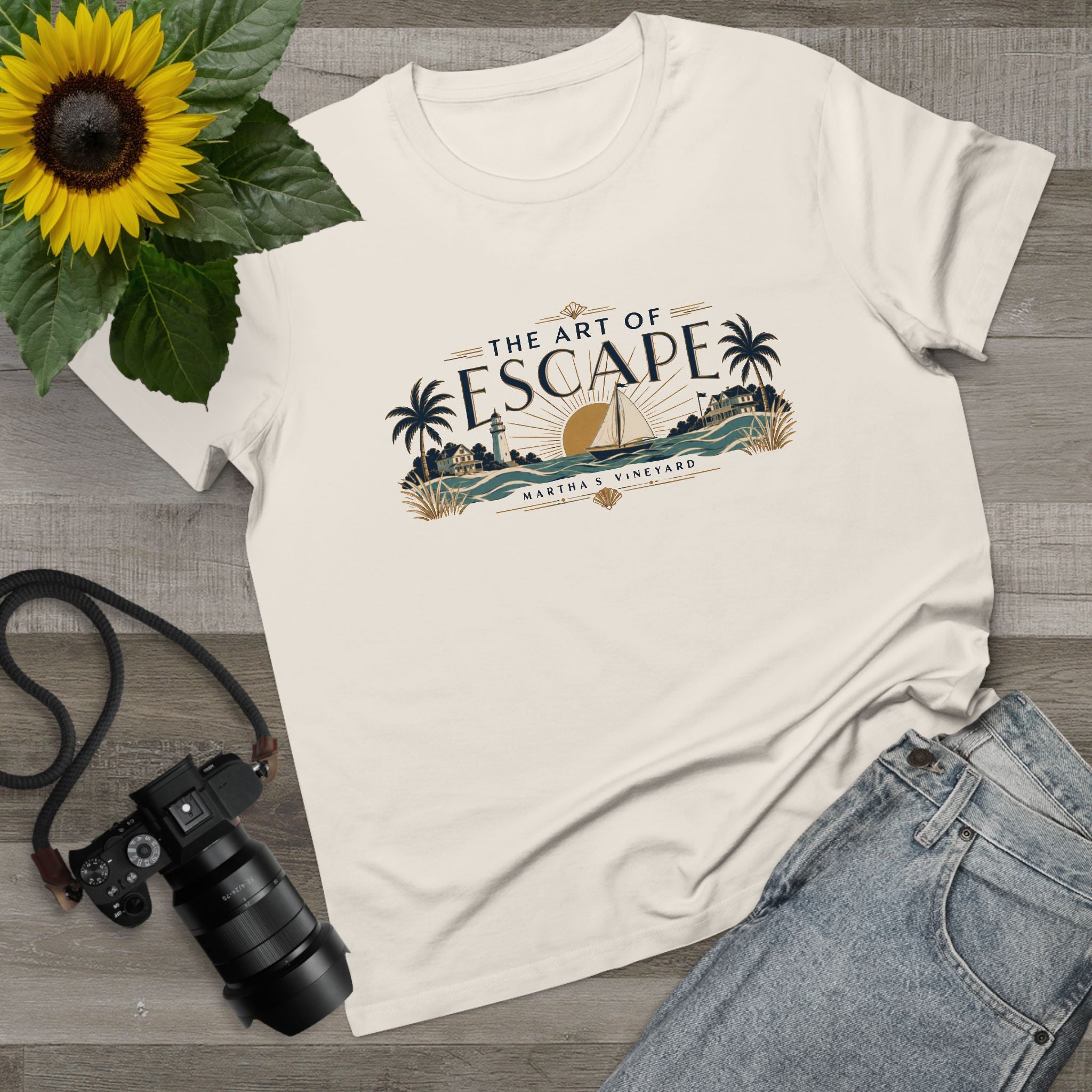 The Art of Escape - Martha's Vineyard Lady Crest Tee