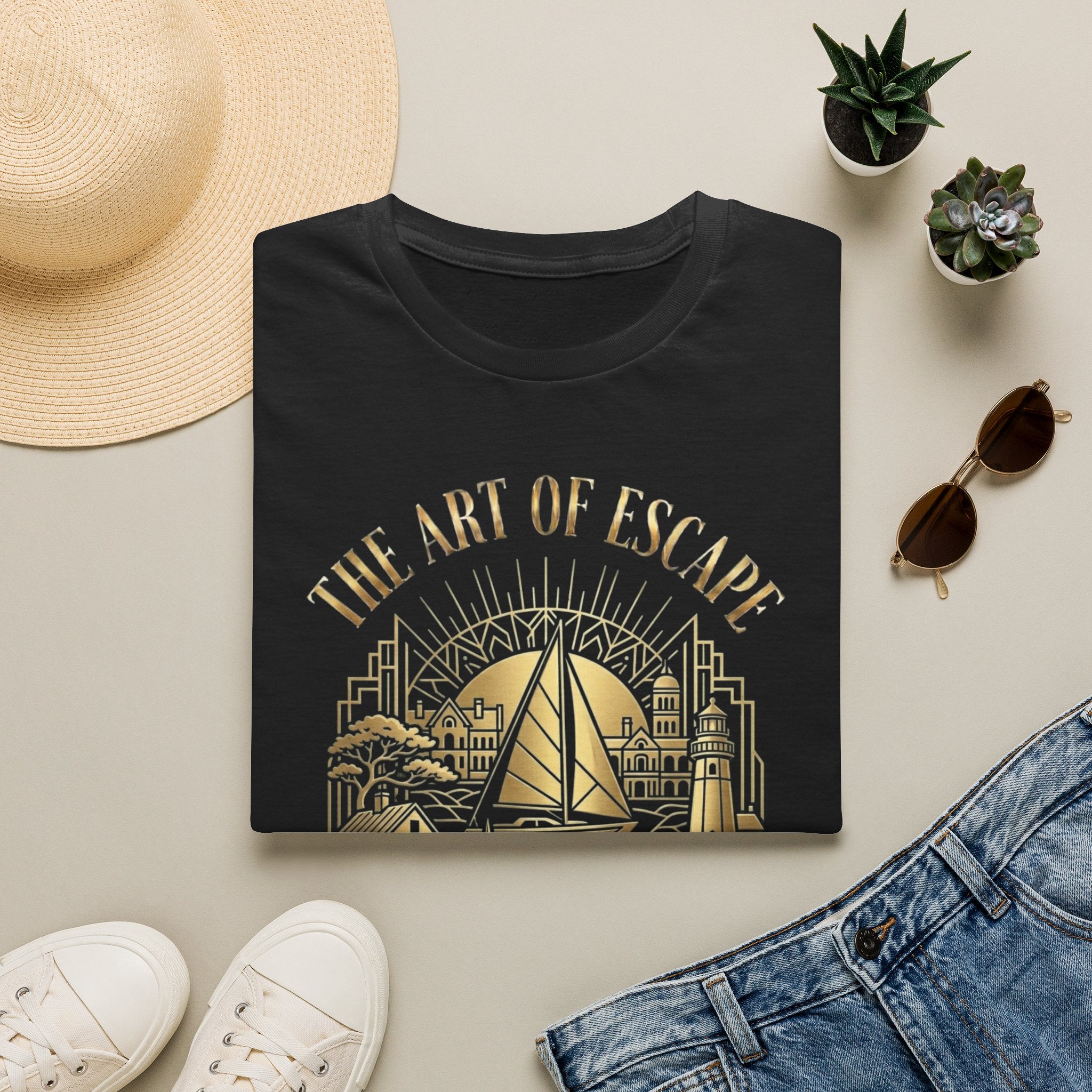 The Art of Escape - Rhode Island Canvas Tee