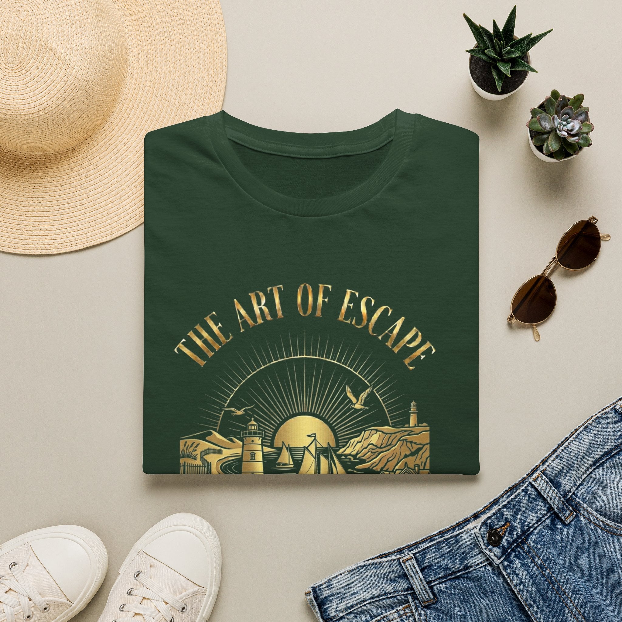 The Art of Escape - Martha's Vineyard Canvas Tee