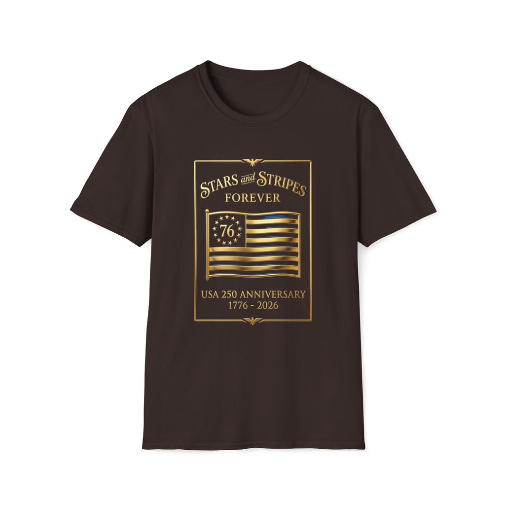 250 USA - Stars and Stripes flag 4 Canvas Tee