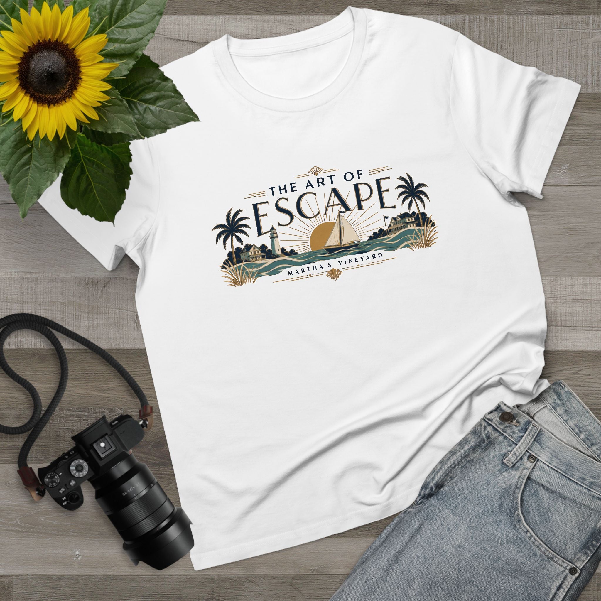 The Art of Escape - Martha's Vineyard Lady Crest Tee