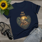 J'aime La Mer - At Peace Canvas Tee