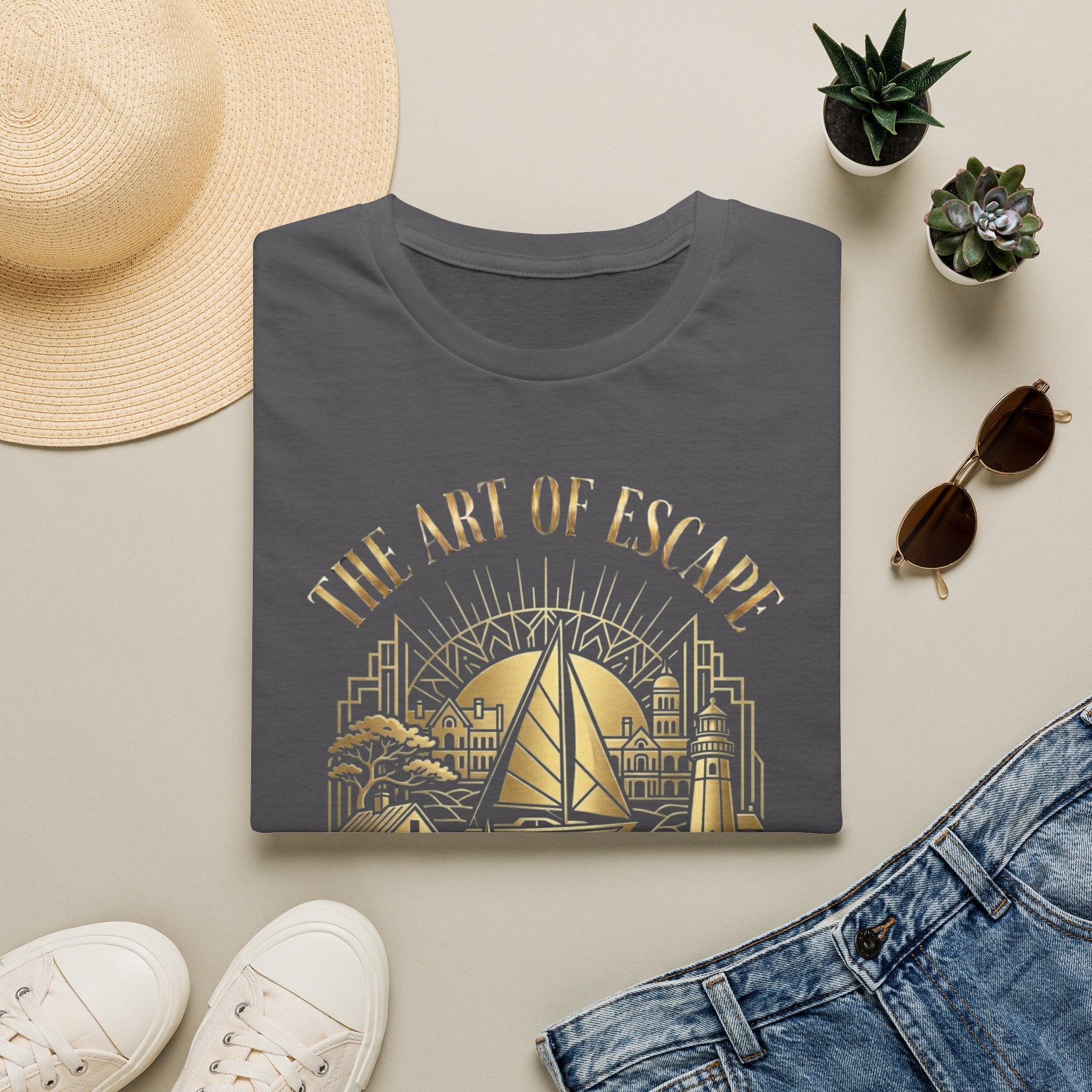 The Art of Escape - Rhode Island Canvas Tee