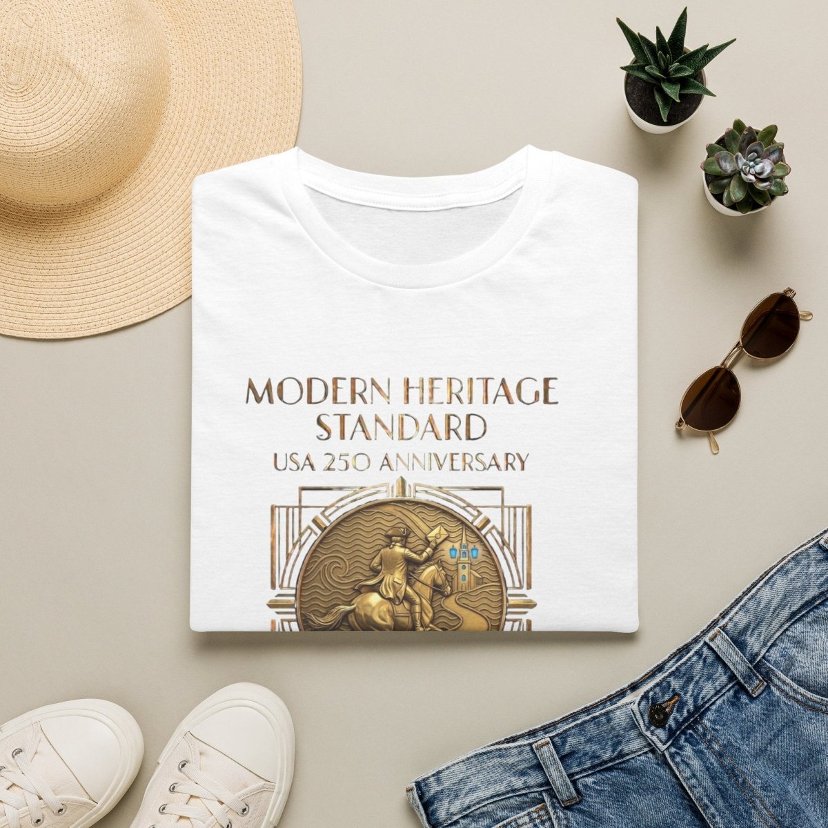 250 USA - Lexington Ride Canvas Tee - Deck Mode