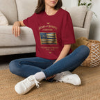 250 USA - Stars and Stripes flag 3 Canvas Tee - Deck Mode