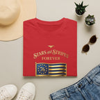 250 USA - Stars and Stripes flag 3L Canvas Tee - Deck Mode