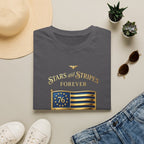 250 USA - Stars and Stripes flag 3L Canvas Tee - Deck Mode