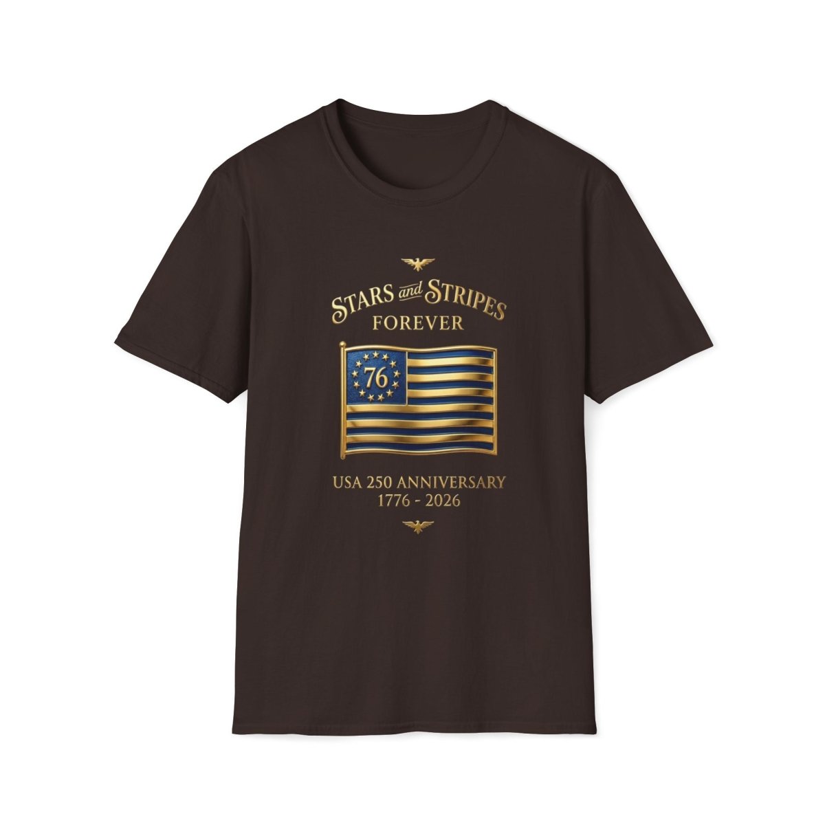 250 USA - Stars and Stripes flag 3L Canvas Tee - Deck Mode