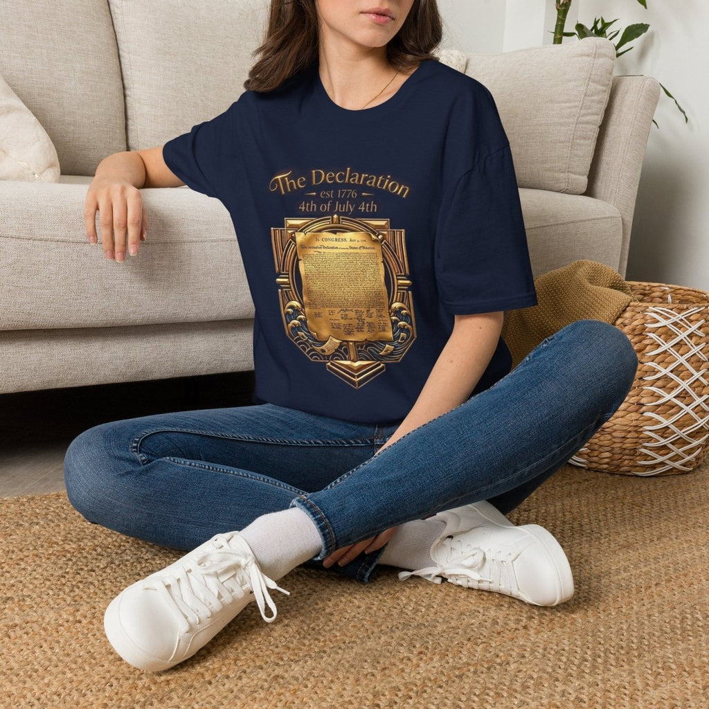 250 USA - 'The Declaration' Canvas Tee - Deck Mode