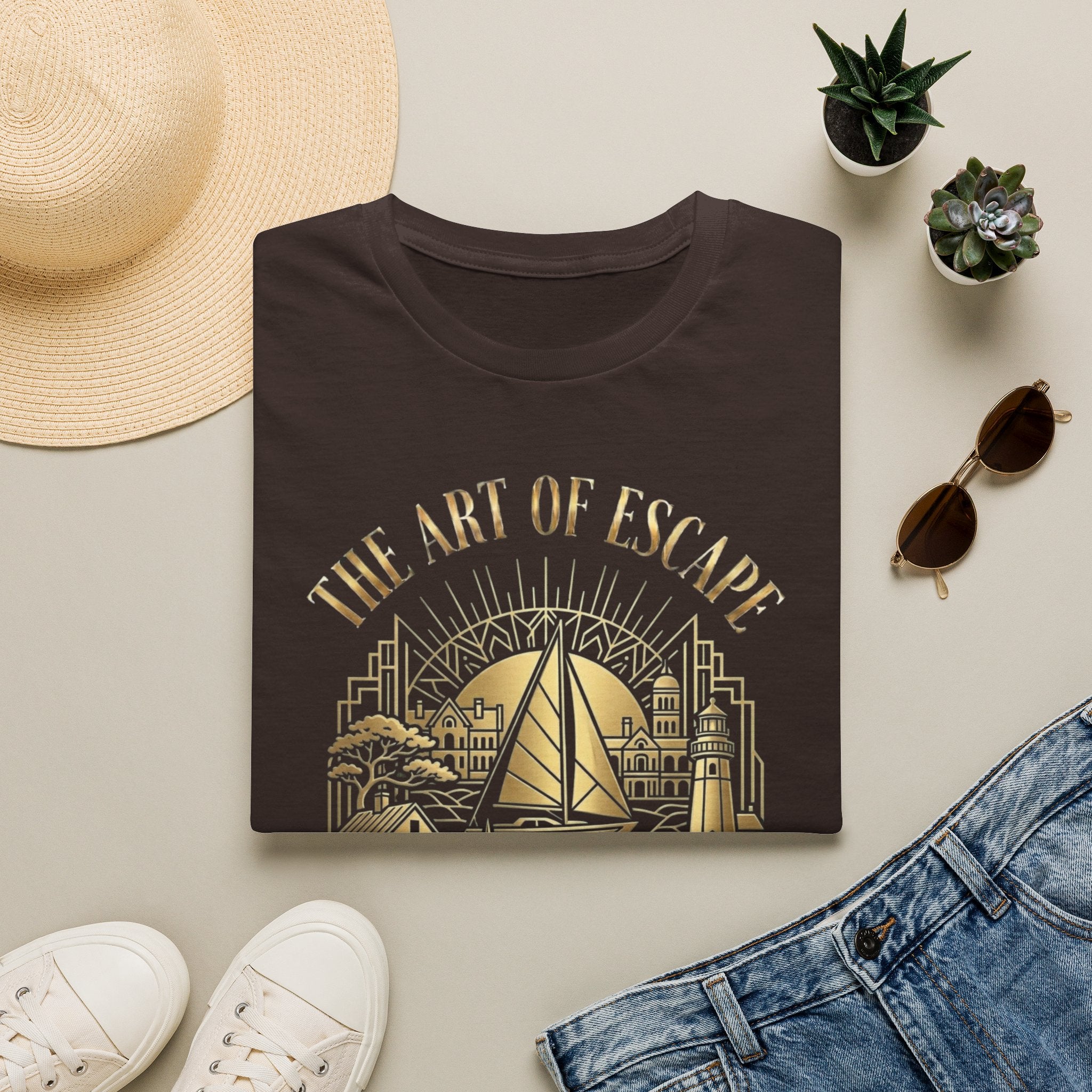 The Art of Escape - Rhode Island Canvas Tee