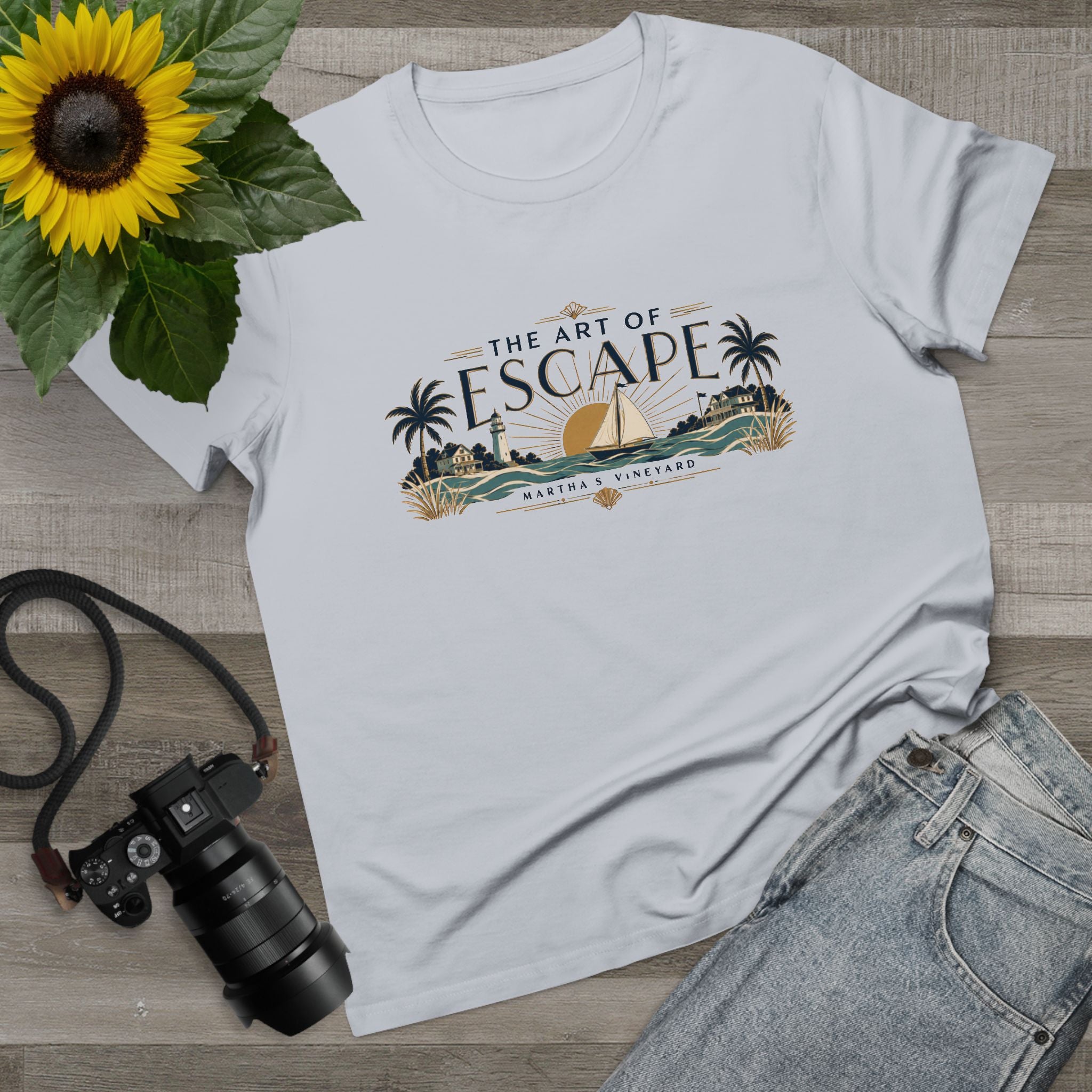 The Art of Escape - Martha's Vineyard Lady Crest Tee