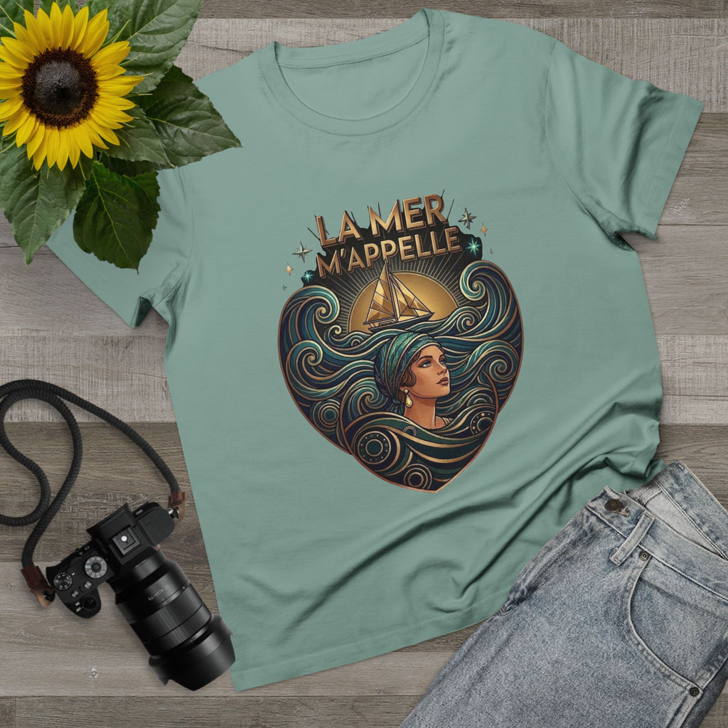 J'aime La Mer - The Sea is Calling Me Canvas Tee
