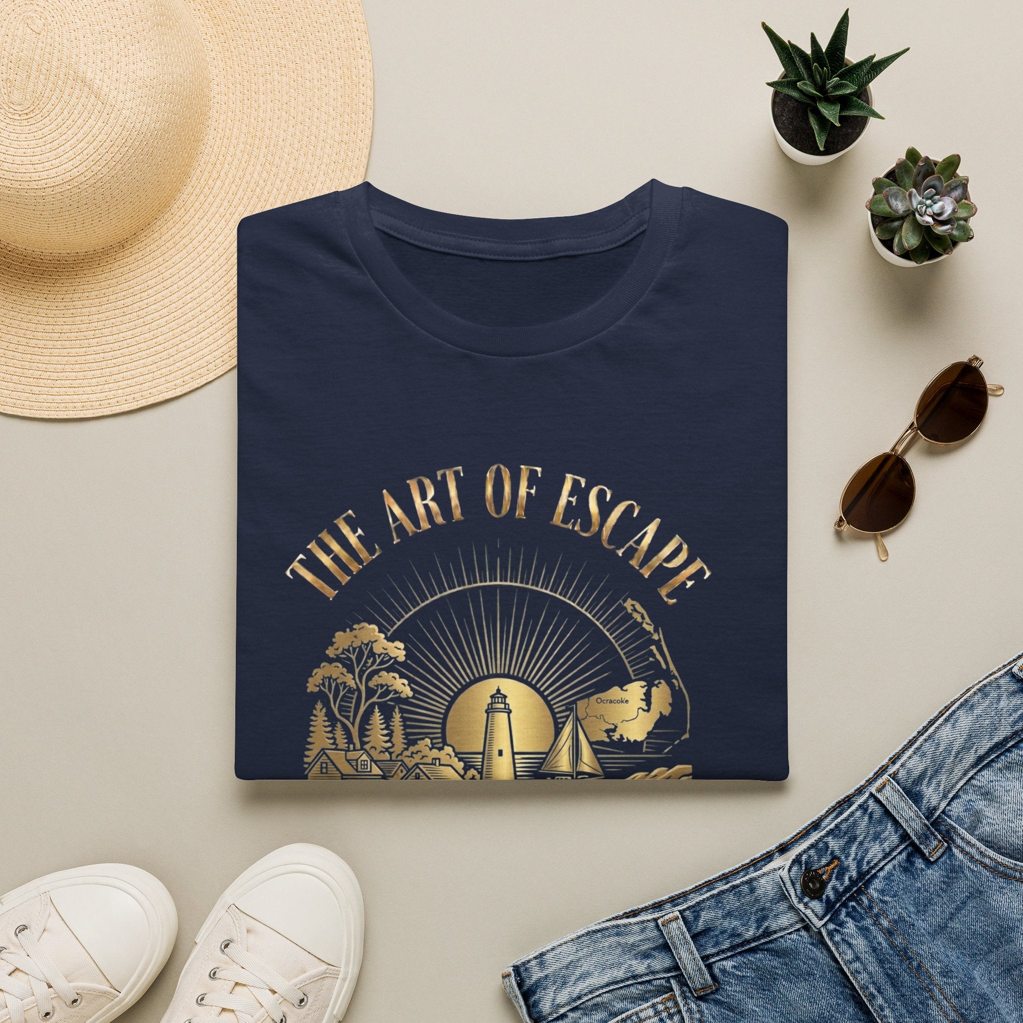 The Art of Escape - Ocracoke Canvas Tee