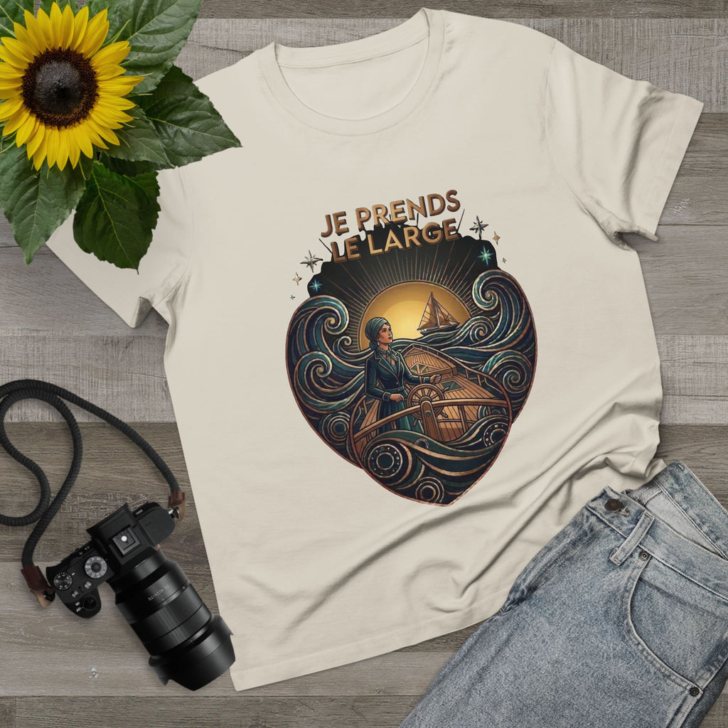 J'aime La Mer - Escape to the Sea Canvas Tee
