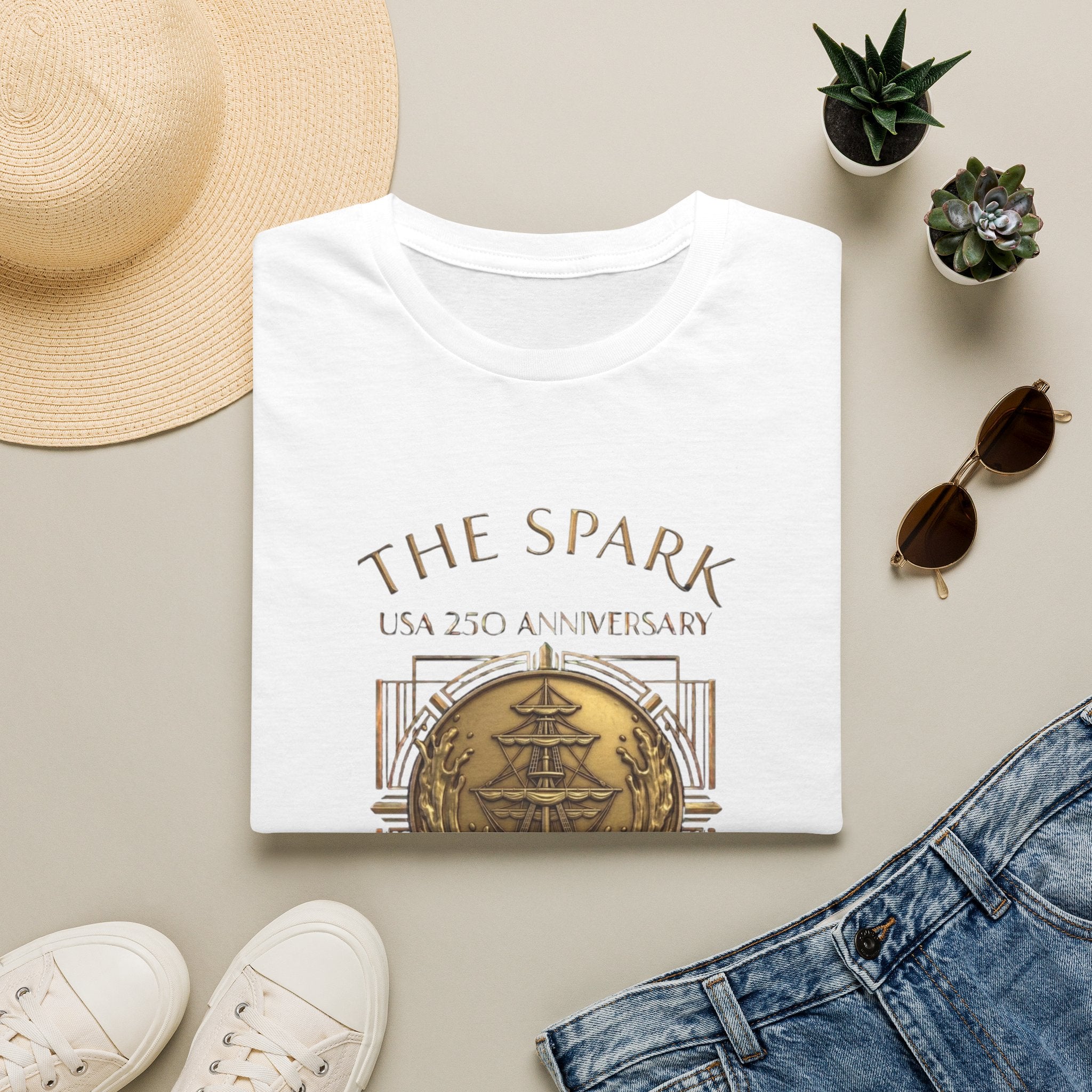 250 USA - Tea Party Canvas Tee