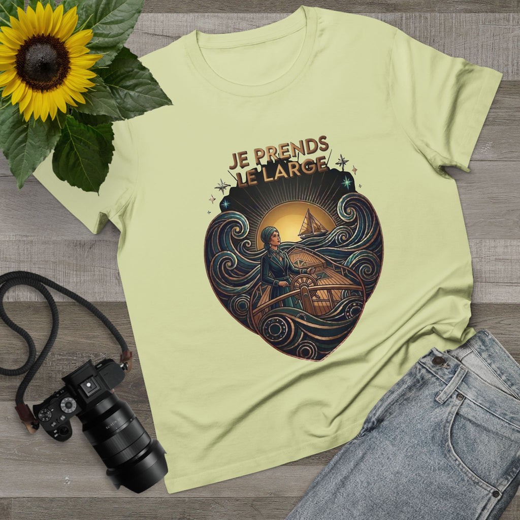 J'aime La Mer - Escape to the Sea Canvas Tee