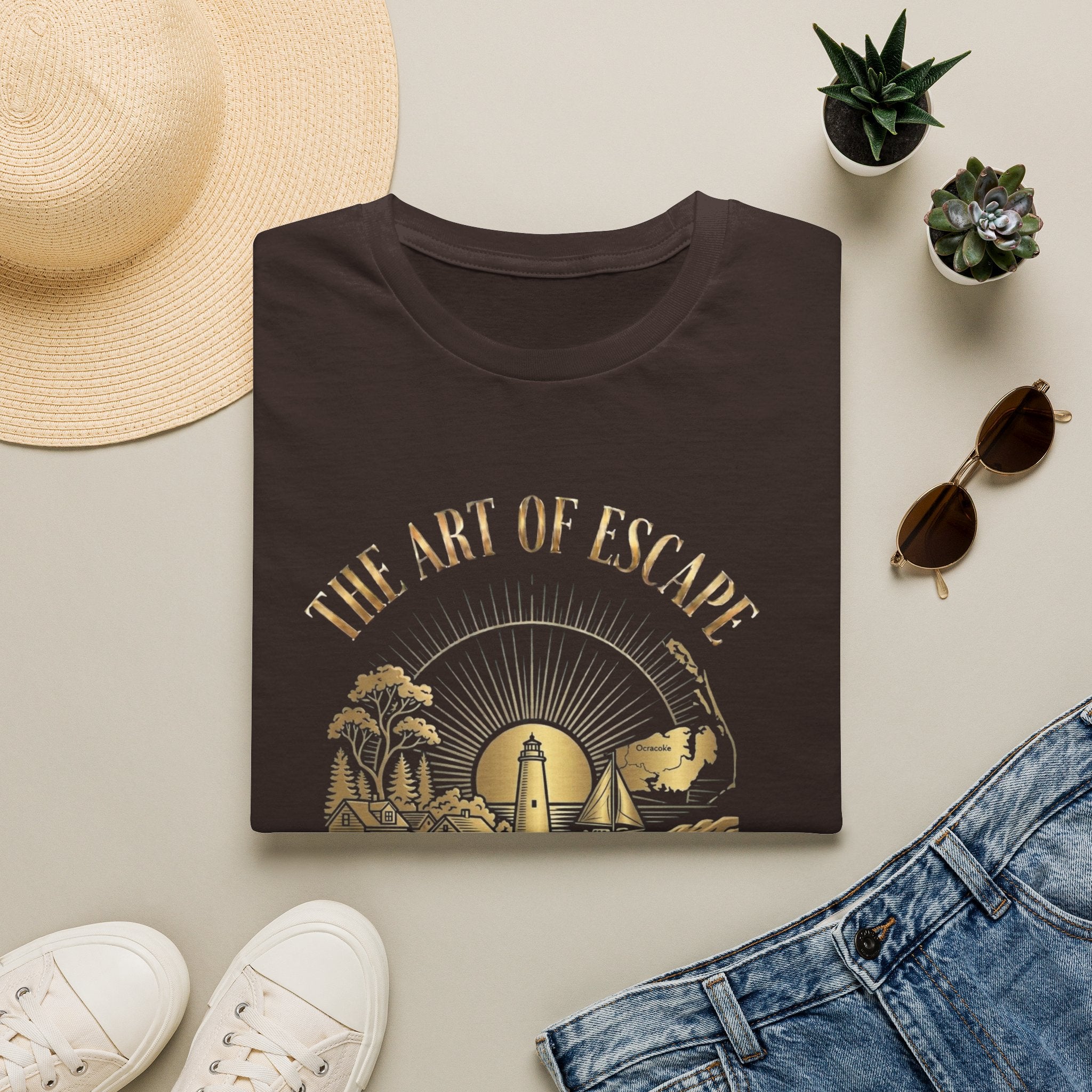 The Art of Escape - Ocracoke Canvas Tee
