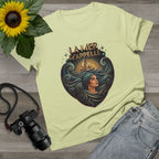 Women's Ocean Graphic Tee | The Sea is Calling | Coastal Vacation T-Shirt | J'aime La Mer