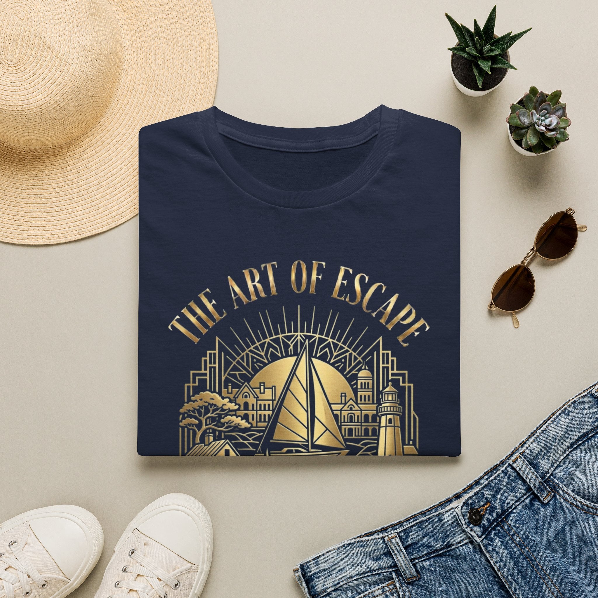 The Art of Escape - Rhode Island Canvas Tee
