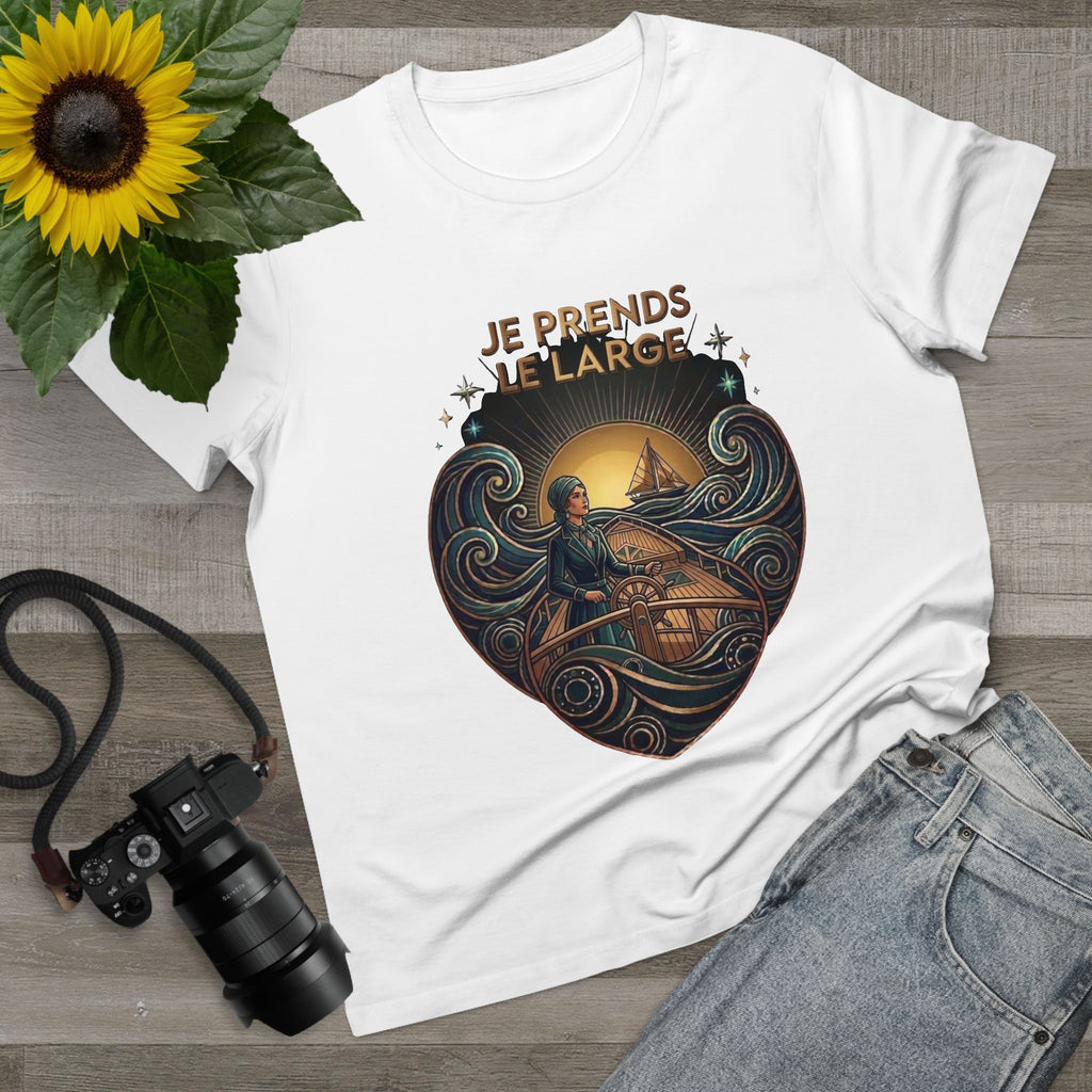J'aime La Mer - Escape to the Sea Canvas Tee
