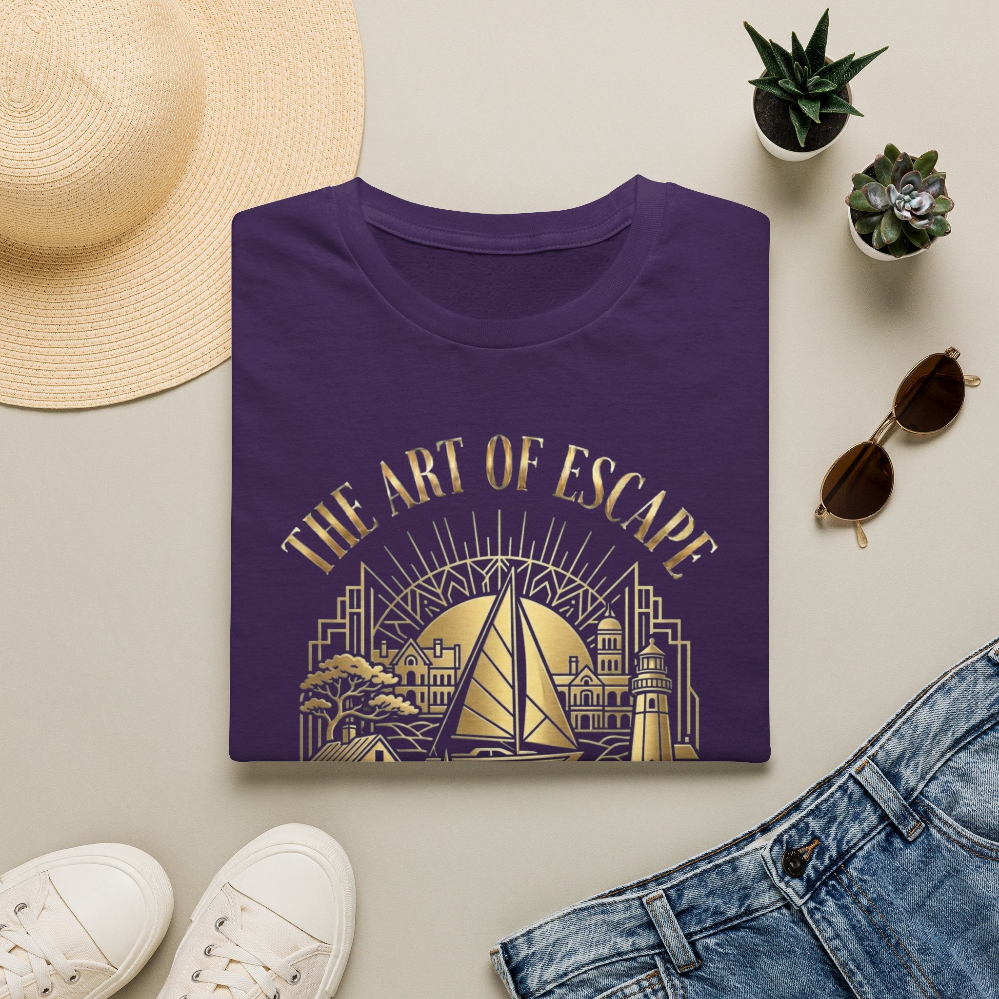The Art of Escape - Rhode Island Canvas Tee