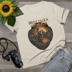 J'aime La Mer - Alone with the Horizon the Sea Canvas Tee - Deck Mode
