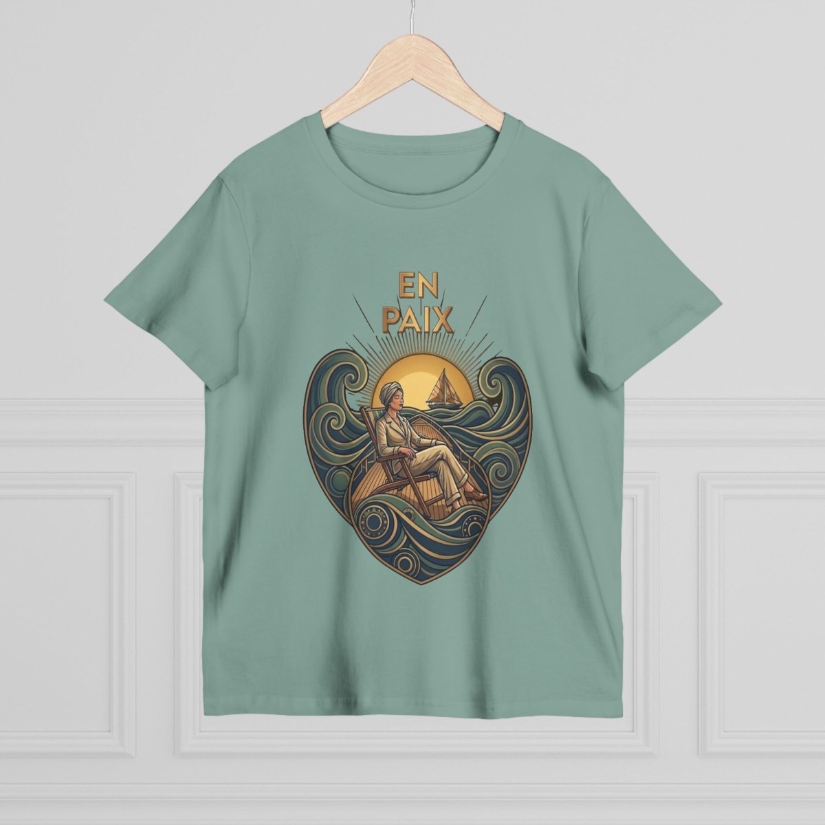 J'aime La Mer - At Peace Canvas Tee - Deck Mode