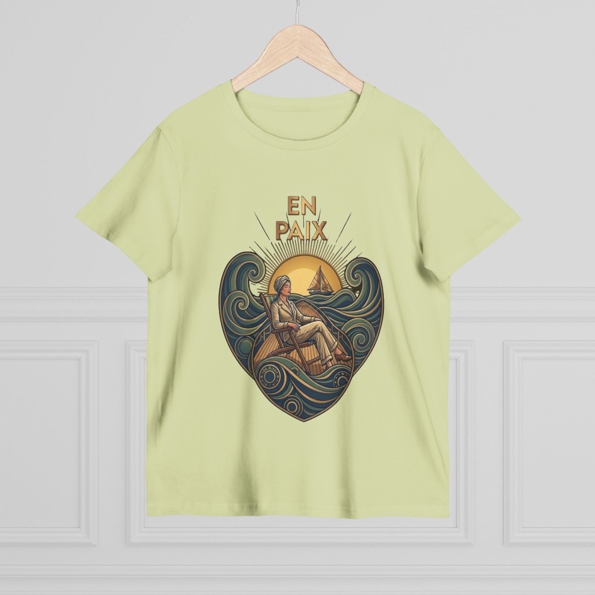 J'aime La Mer - At Peace Canvas Tee - Deck Mode