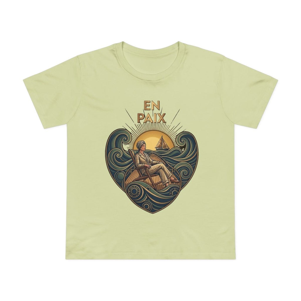 J'aime La Mer - At Peace Canvas Tee - Deck Mode