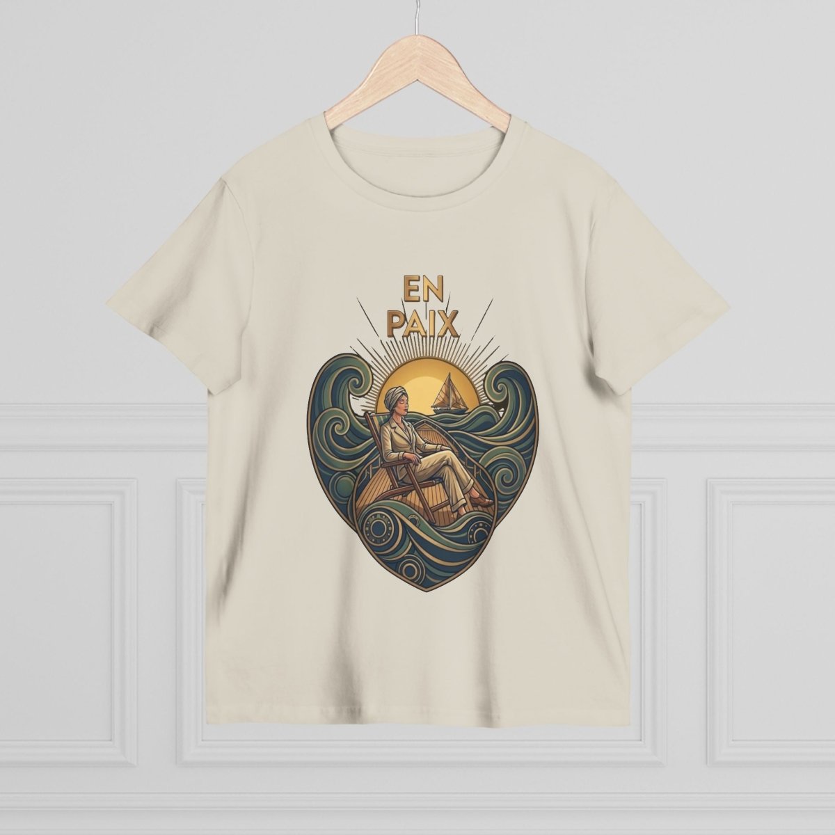 J'aime La Mer - At Peace Canvas Tee - Deck Mode