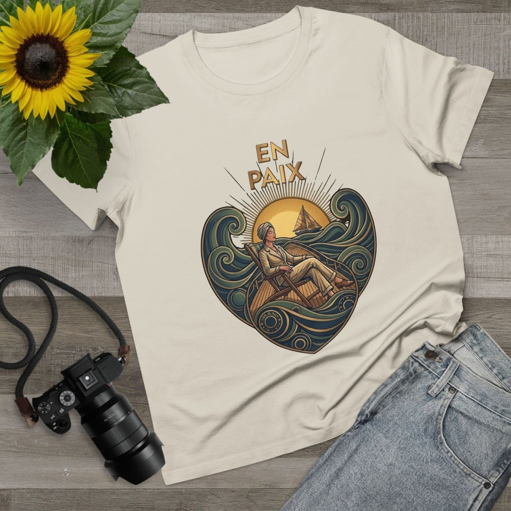 J'aime La Mer - At Peace Canvas Tee - Deck Mode