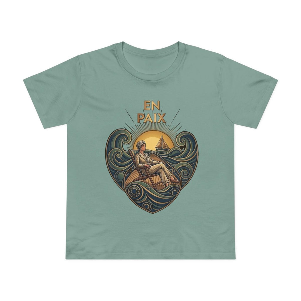 J'aime La Mer - At Peace Canvas Tee - Deck Mode