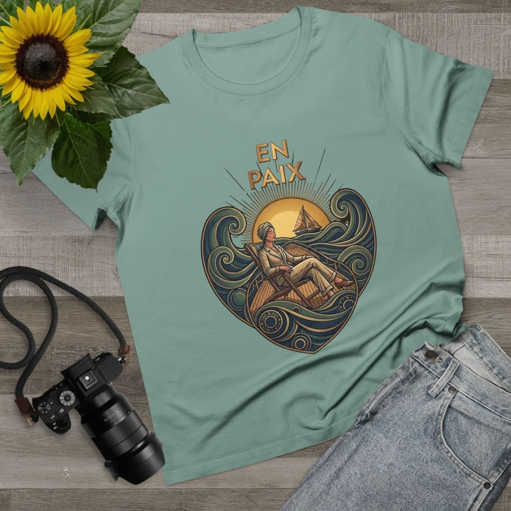 J'aime La Mer - At Peace Canvas Tee - Deck Mode