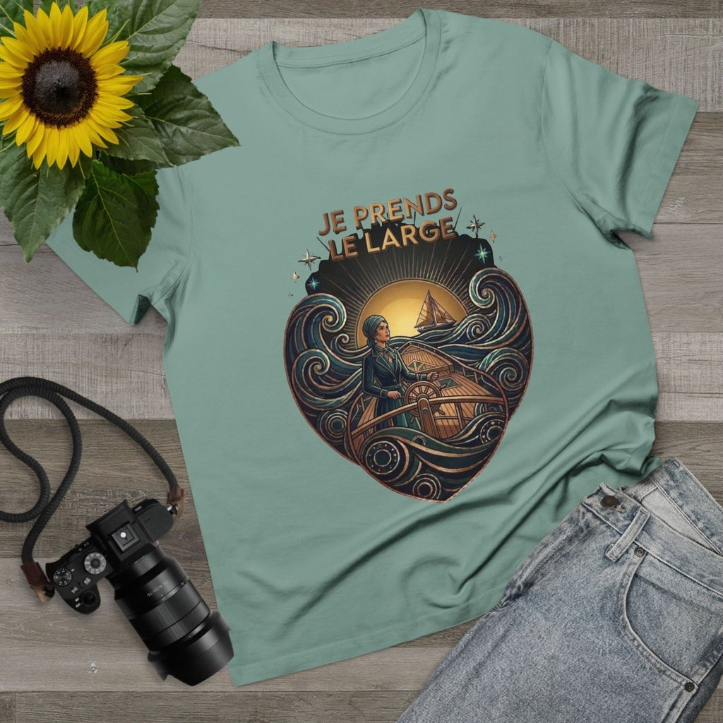 J'aime La Mer - Escape to the Sea Canvas Tee - Deck Mode