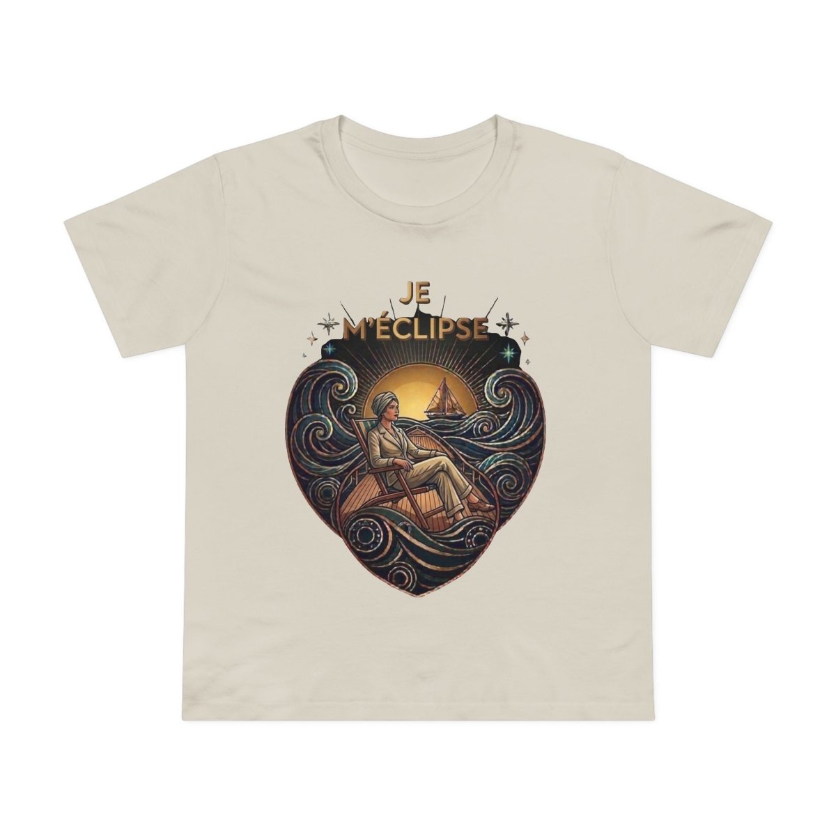 J'aime La Mer - I Slip Away Canvas Tee - Deck Mode