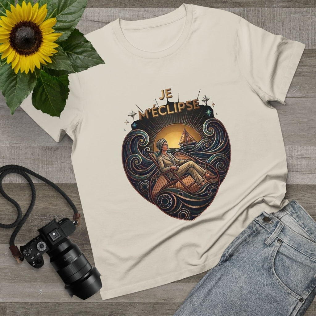 J'aime La Mer - I Slip Away Canvas Tee - Deck Mode