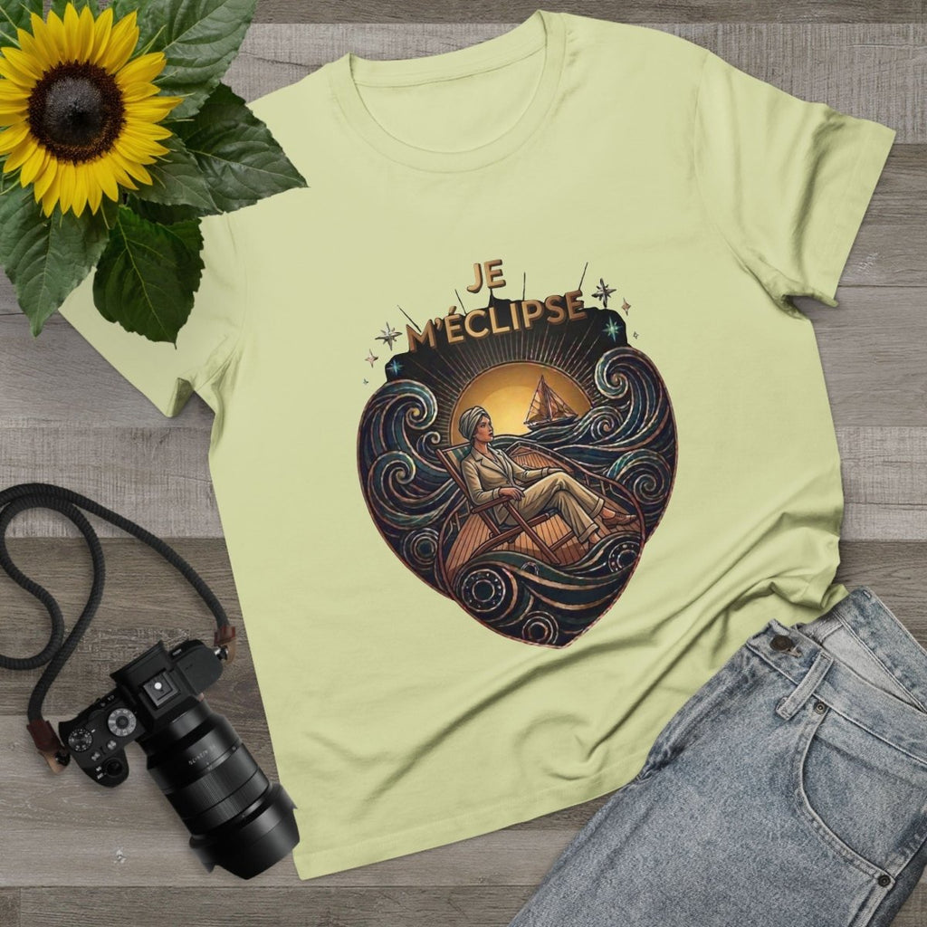 J'aime La Mer - I Slip Away Canvas Tee - Deck Mode