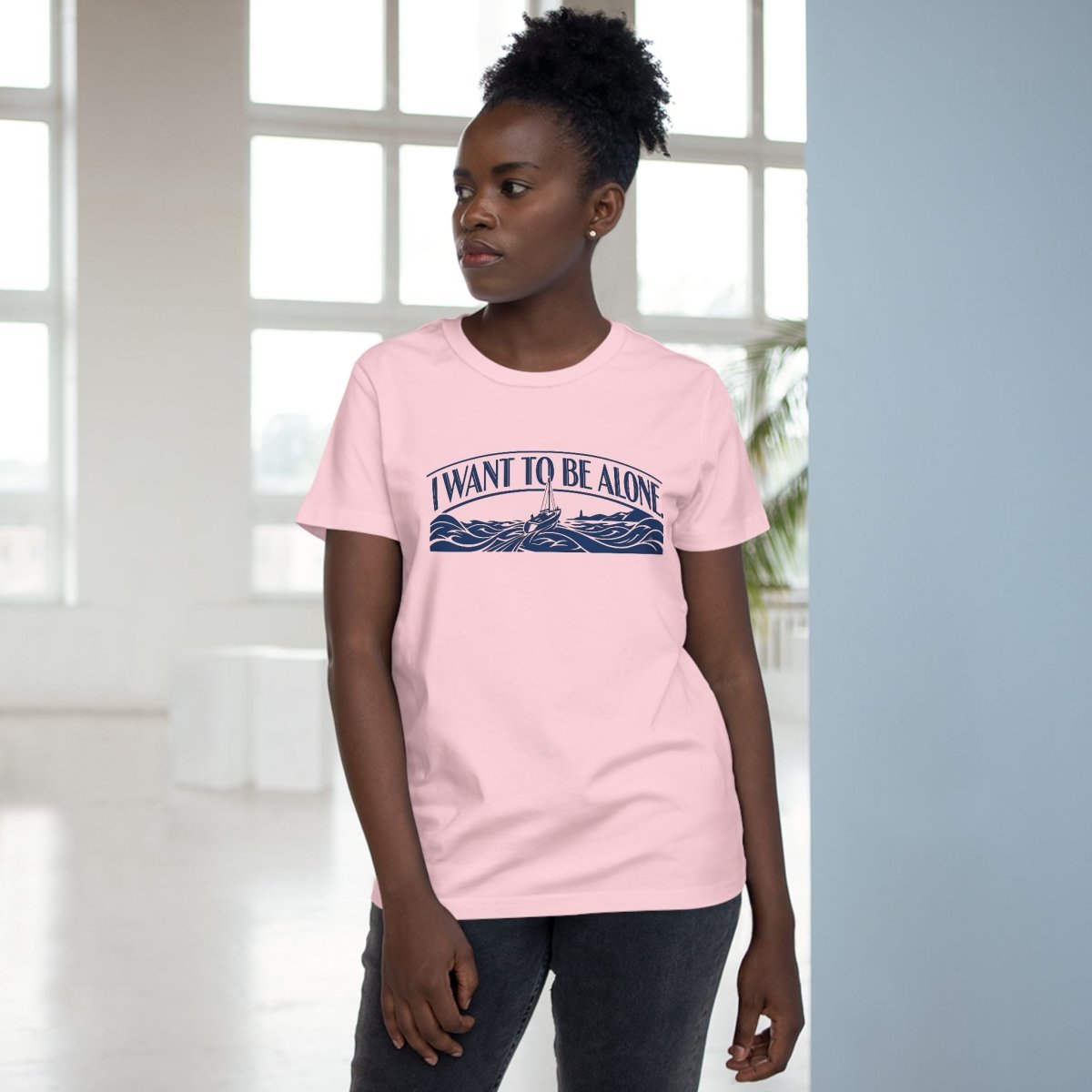 J'aime La Mer - I want to be alone Banner Tee - Deck Mode