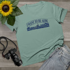 J'aime La Mer - I want to be alone Banner Tee - Deck Mode