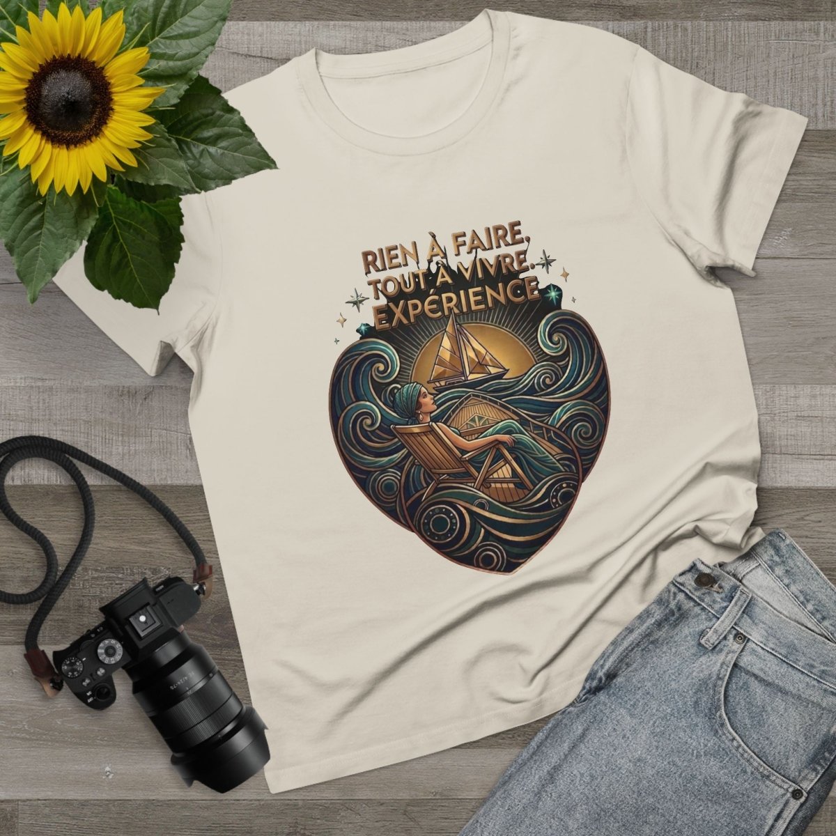 J'aime La Mer - Nothing to do Canvas Tee - Deck Mode