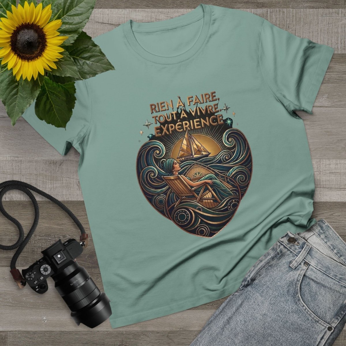 J'aime La Mer - Nothing to do Canvas Tee - Deck Mode