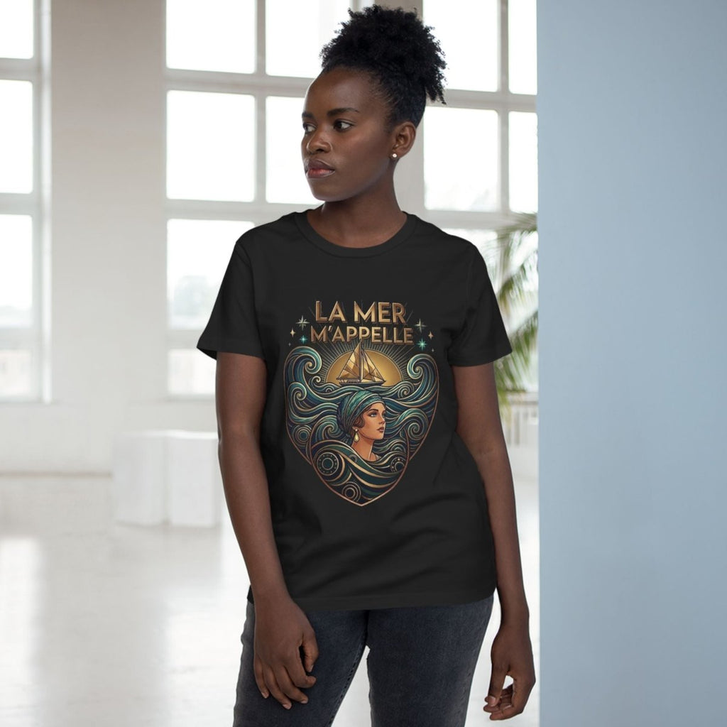 J'aime La Mer - The Sea is Calling Me Canvas Tee - Deck Mode