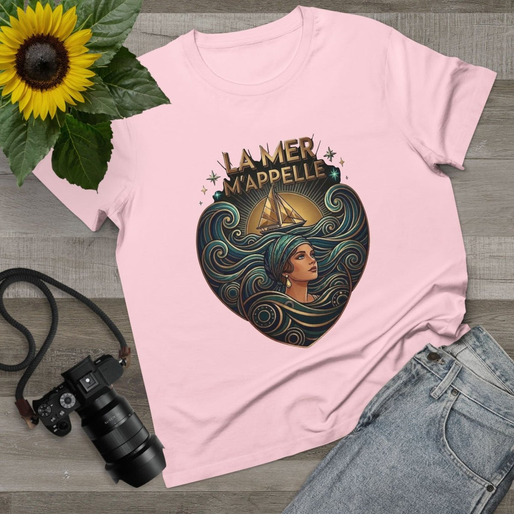 J'aime La Mer - The Sea is Calling Me Canvas Tee - Deck Mode